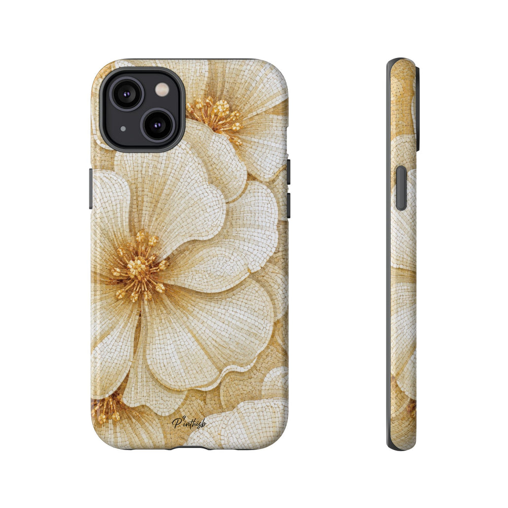 Floral Gold Bloom Tough Case