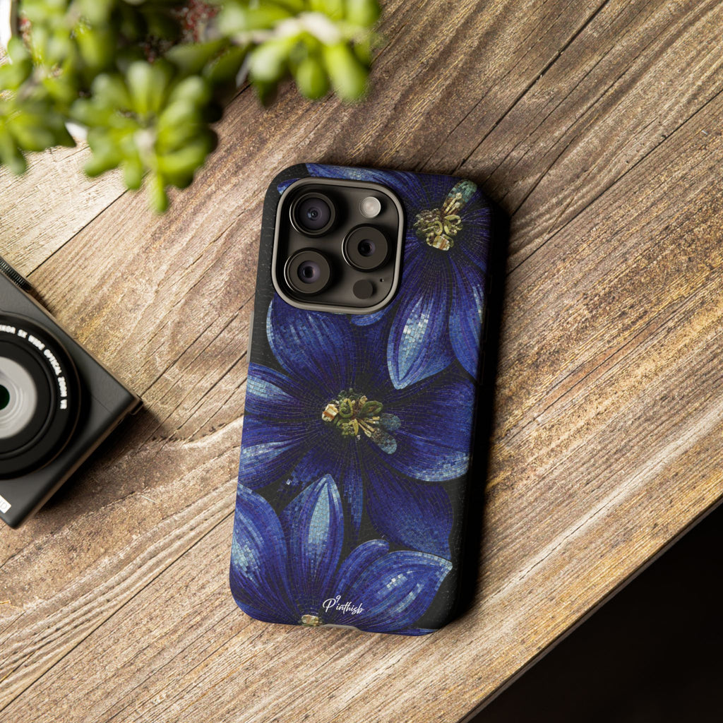 Blue Floral Tough Case