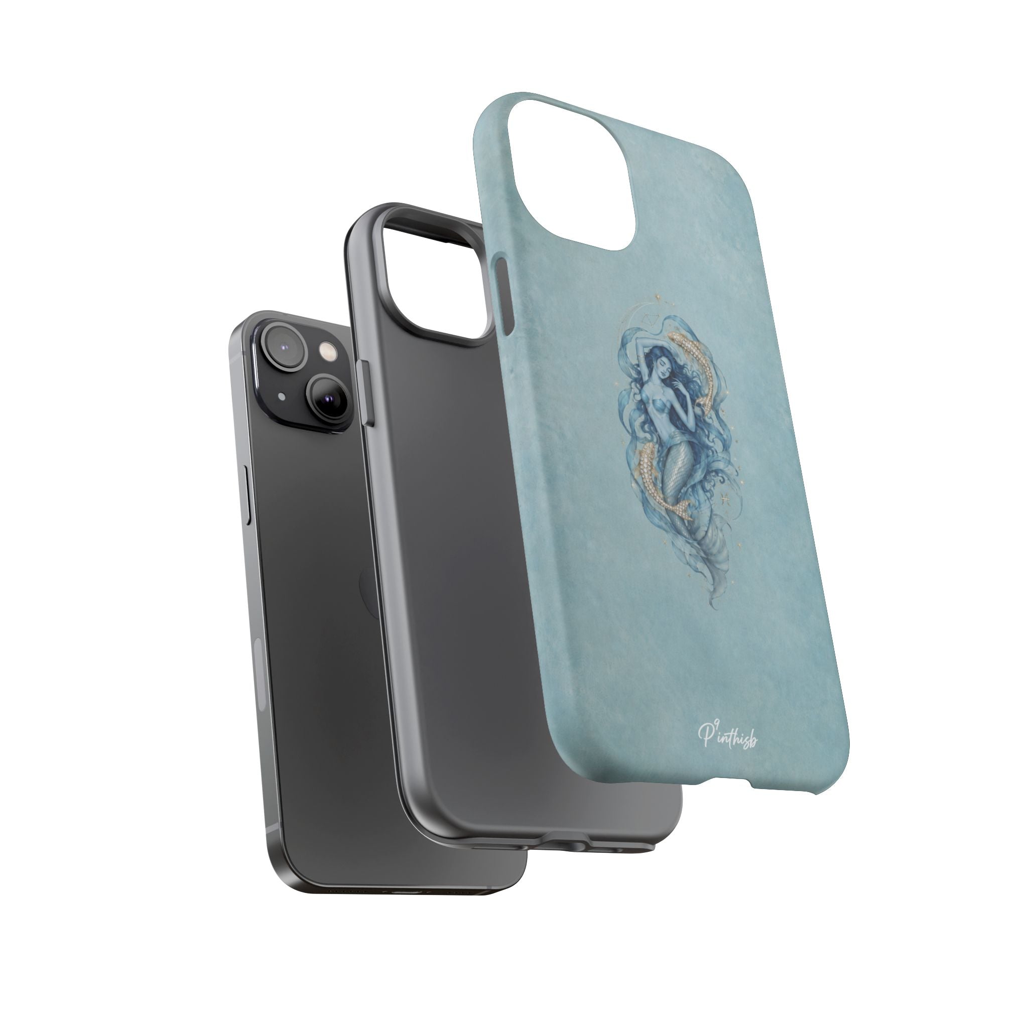 Pisces Zodiac Glitter Phone Case