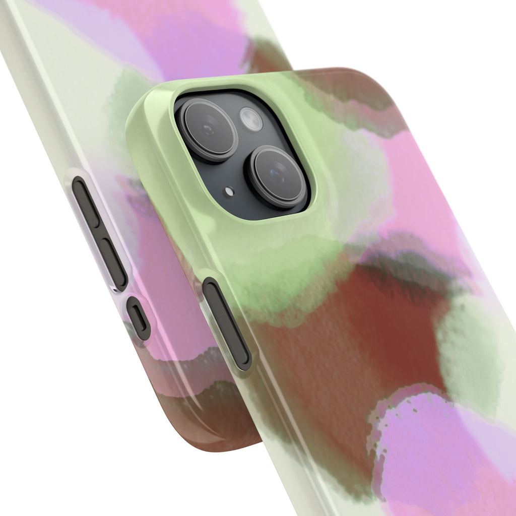 Abstract Pastel Camouflage Snap Phone Case