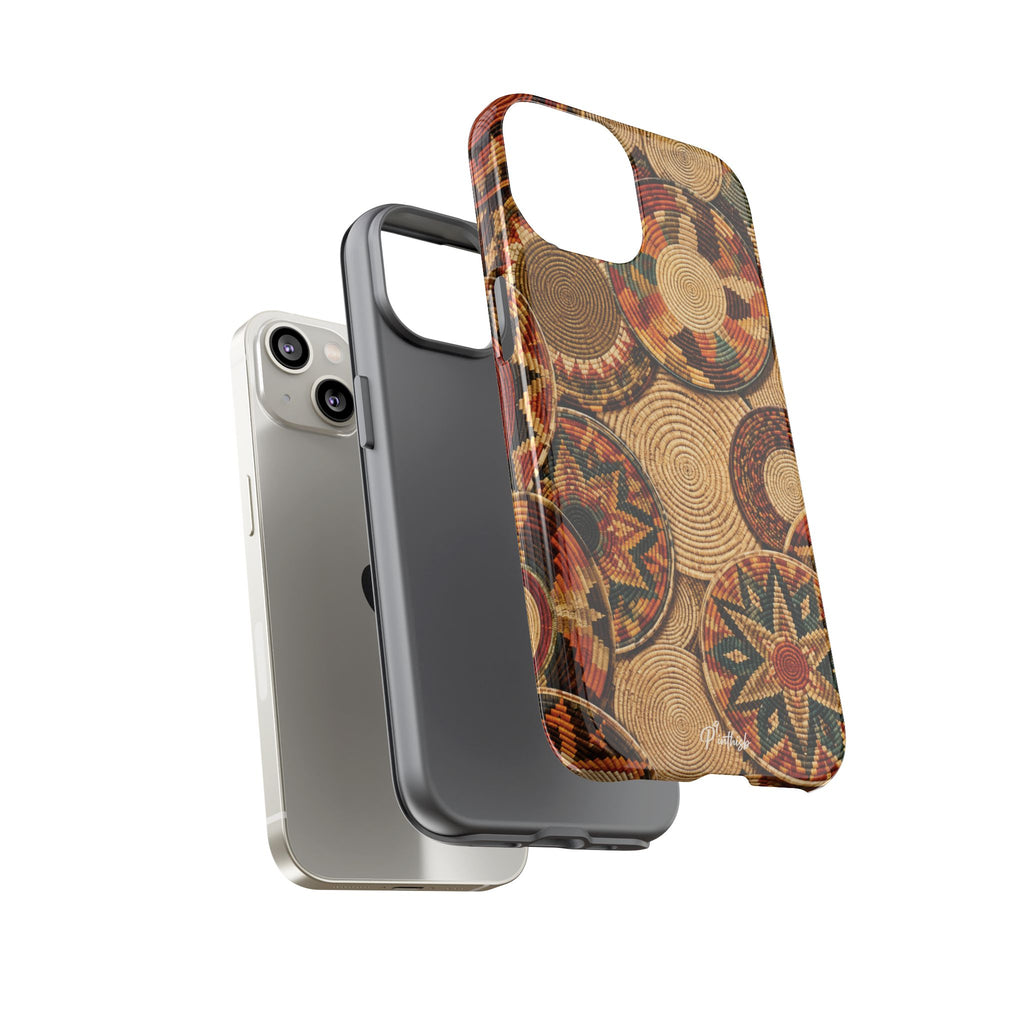 Bohemian Woven Basket Pattern Tough Case