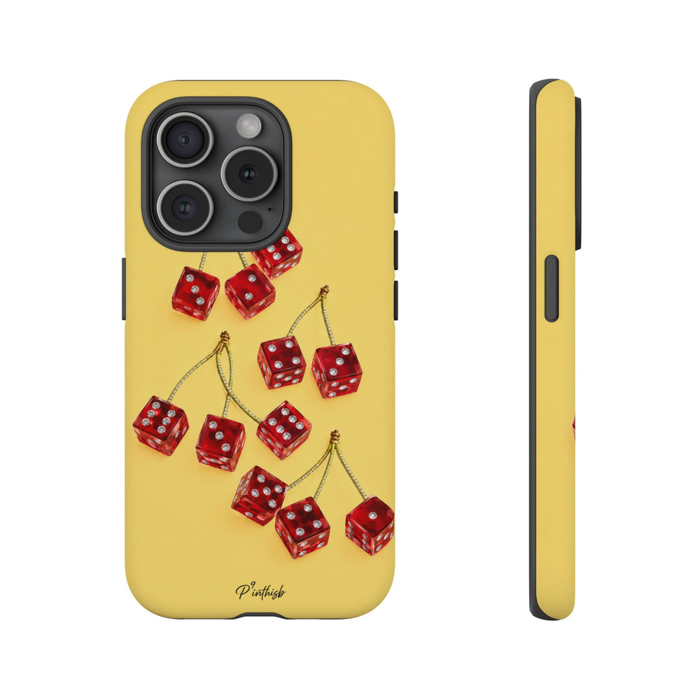 Cherry Dice Tough Phone Case