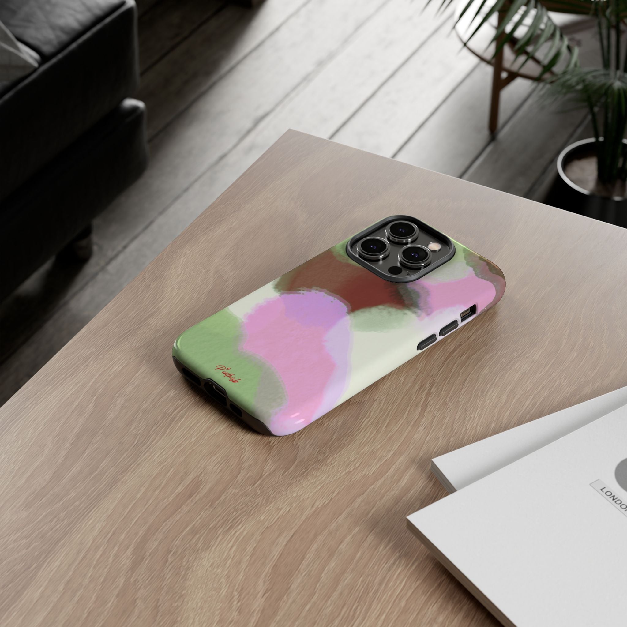 Abstract Pastel Camouflage Tough Phone Case