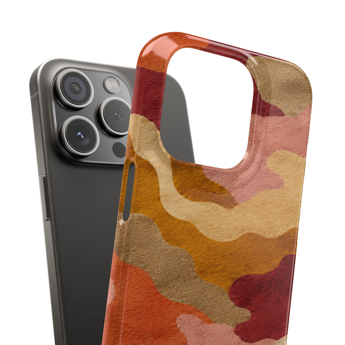Watercolour Camo Snap Case