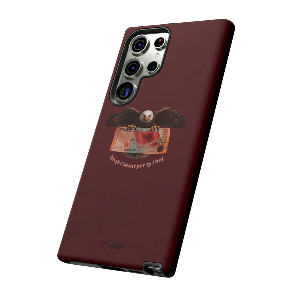 "Krejt t'zezat për ty i boj" Albanian Tough Phone Case