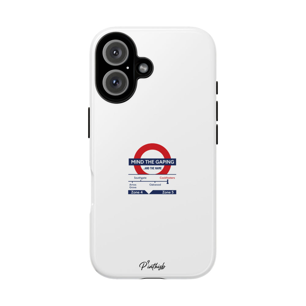 "Mind the Gaping" London Tube Parody Phone Case