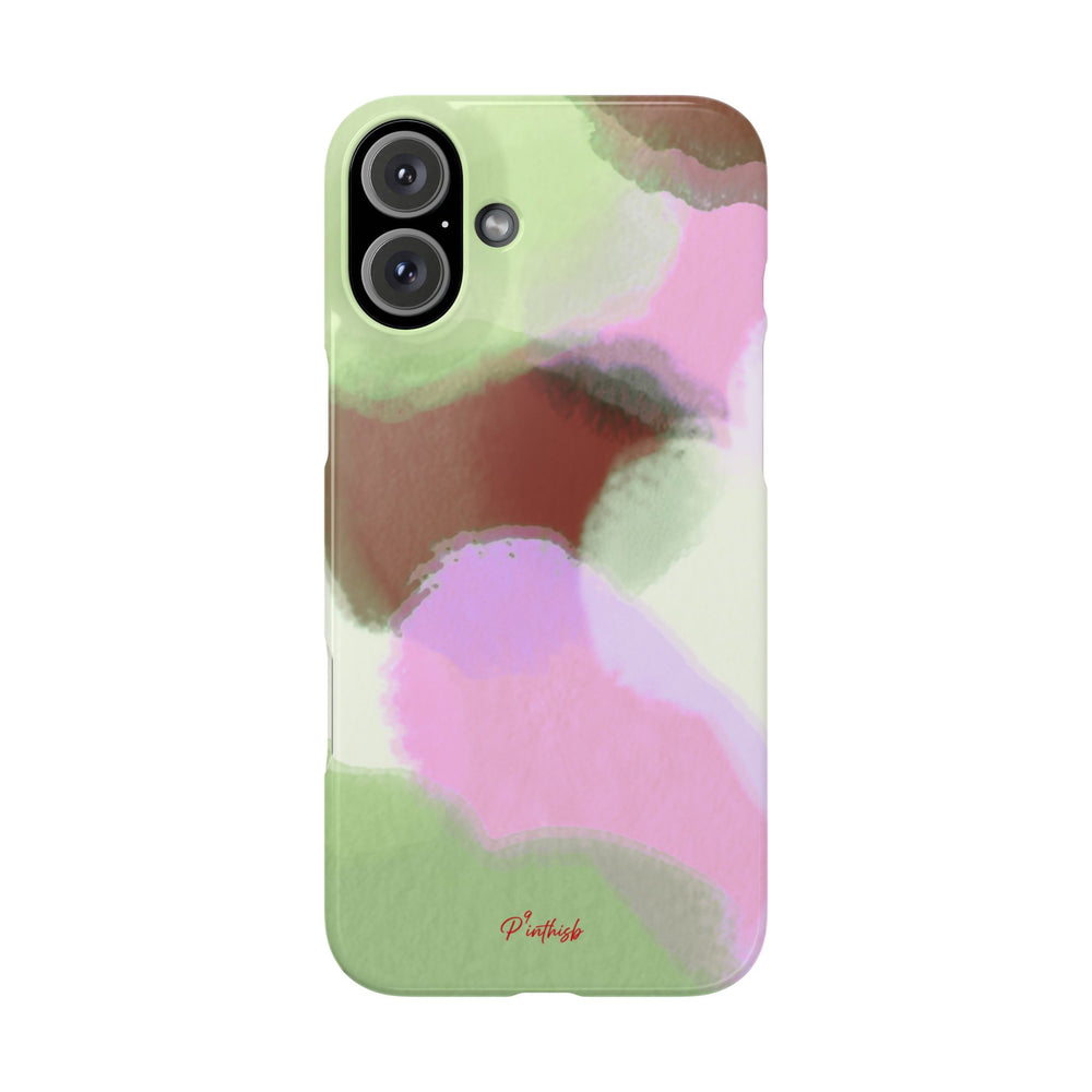 Abstract Pastel Camouflage Snap Phone Case