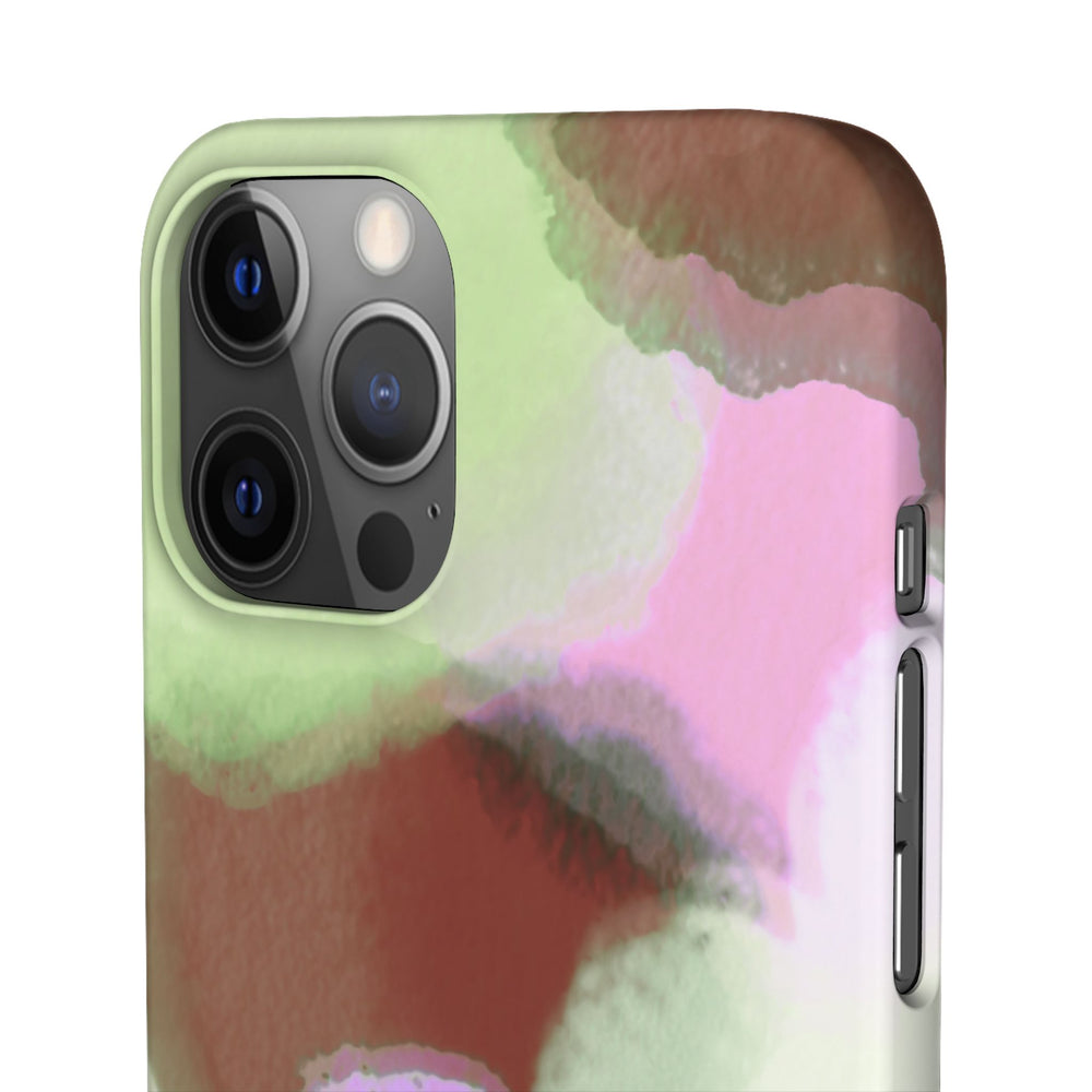Abstract Pastel Camouflage Snap Phone Case
