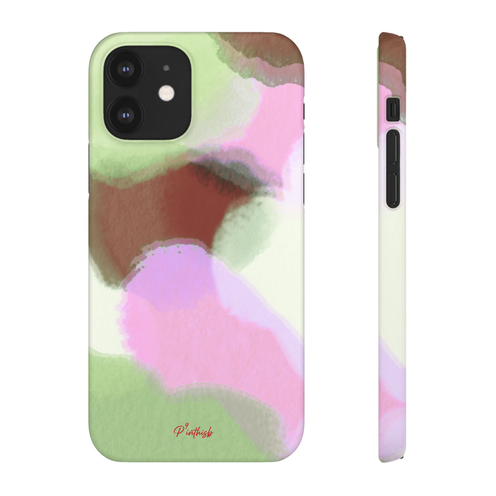 Abstract Pastel Camouflage Snap Phone Case