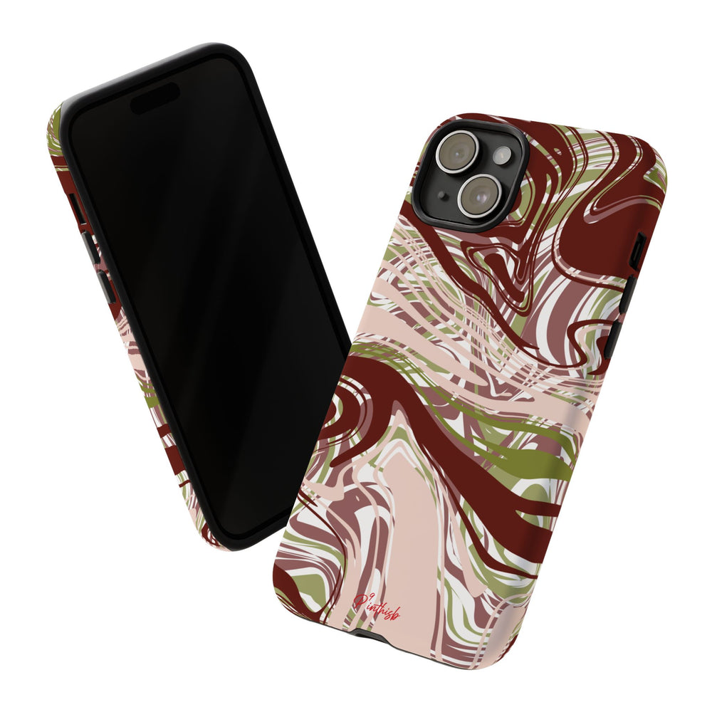 Abstract Marbled Tough Phone Case