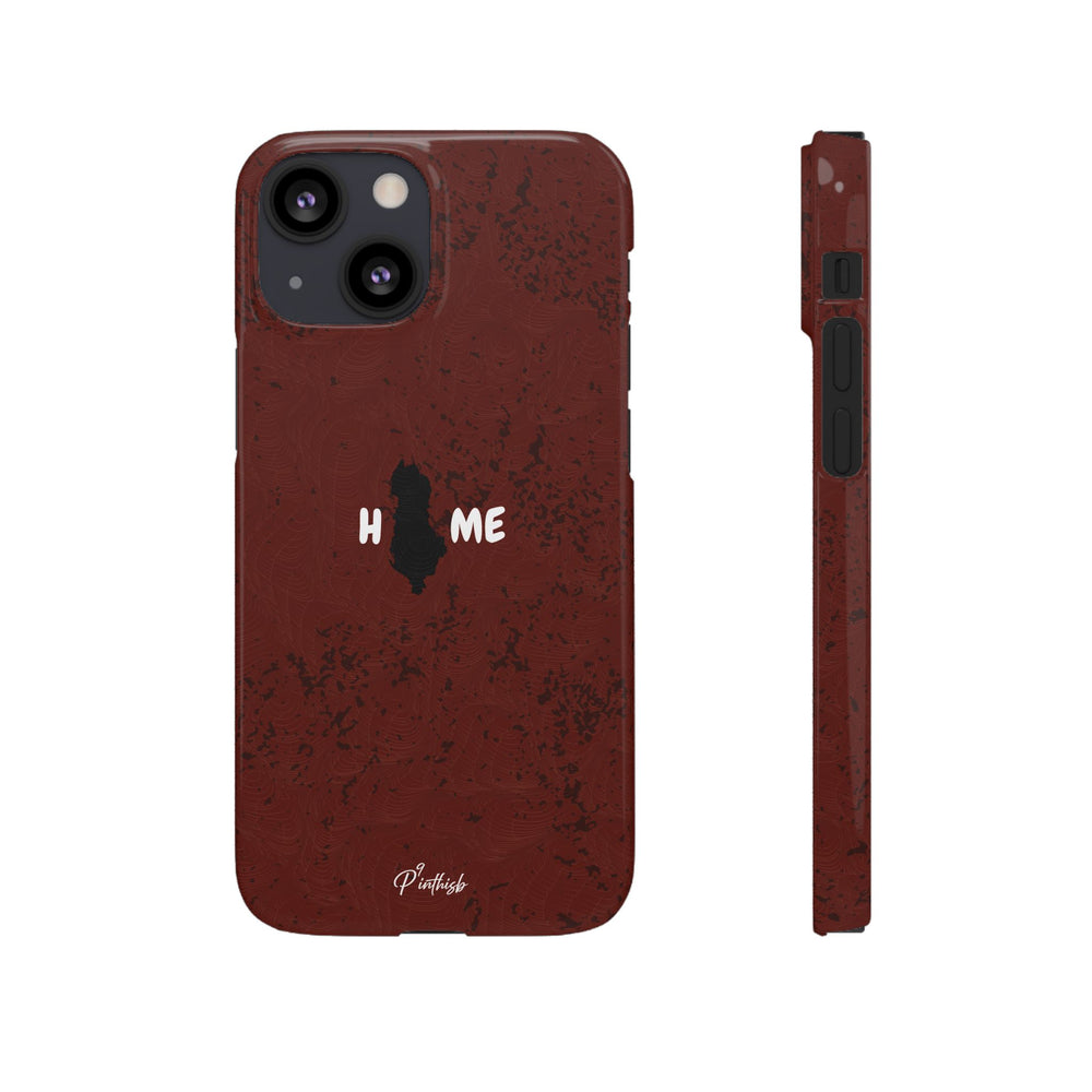 "HOME" Albania Snap Case