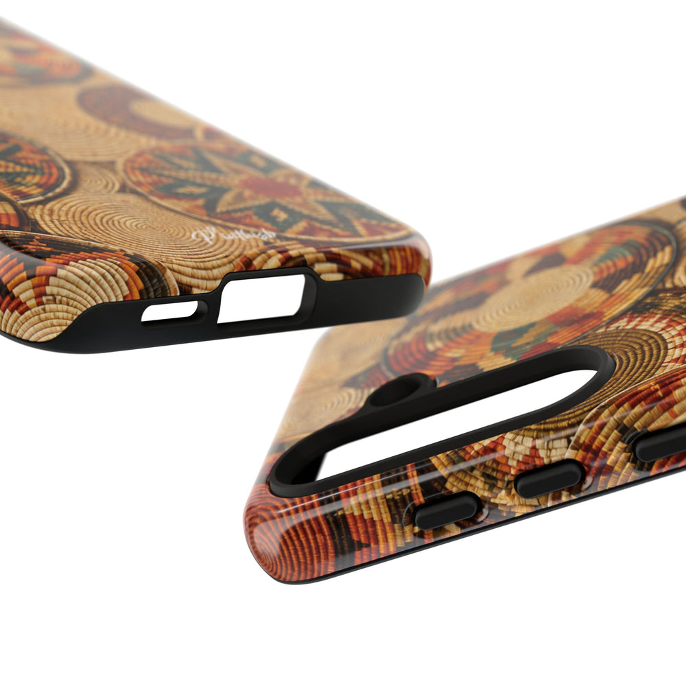 Bohemian Woven Basket Pattern Tough Case