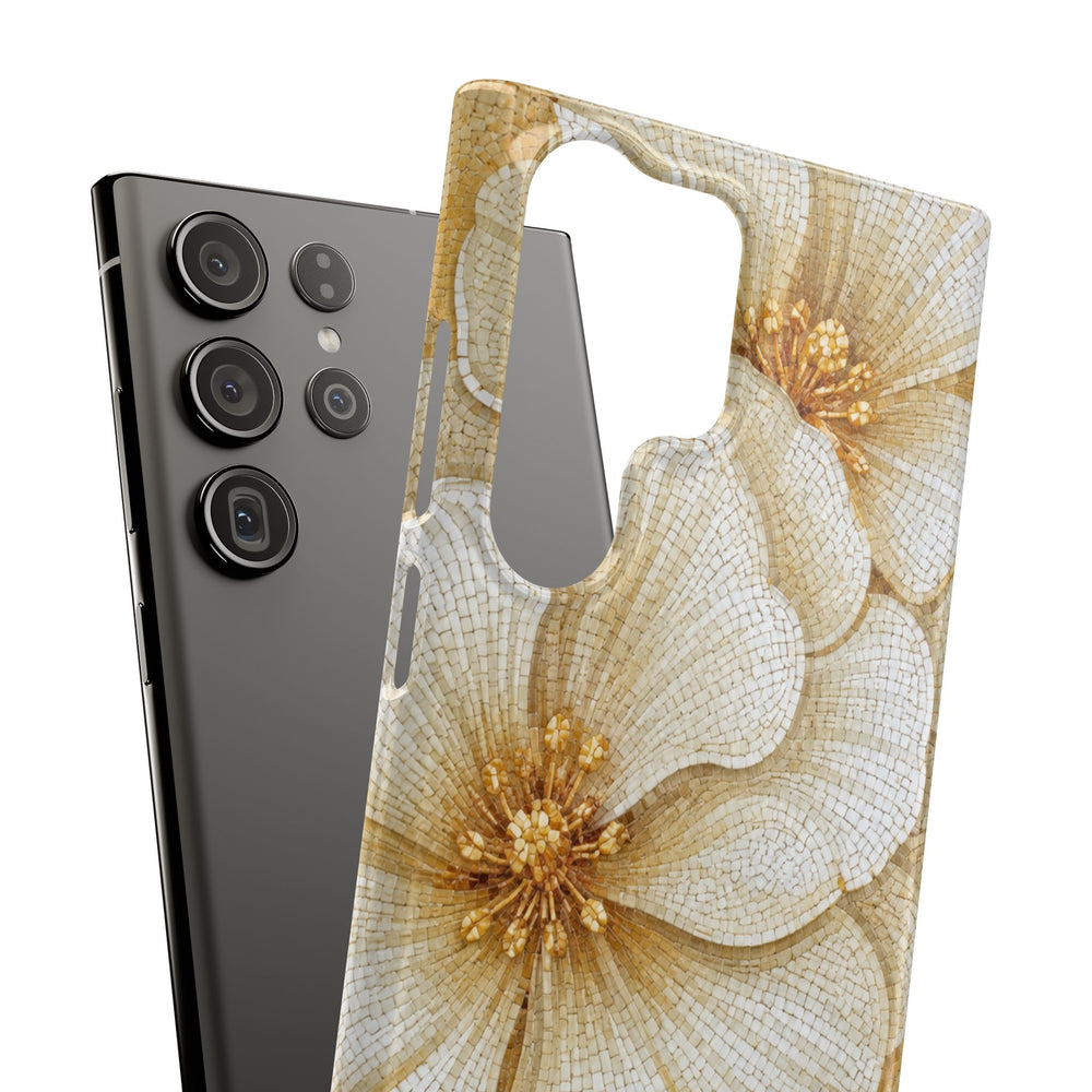 Floral Gold Bloom Snap Case