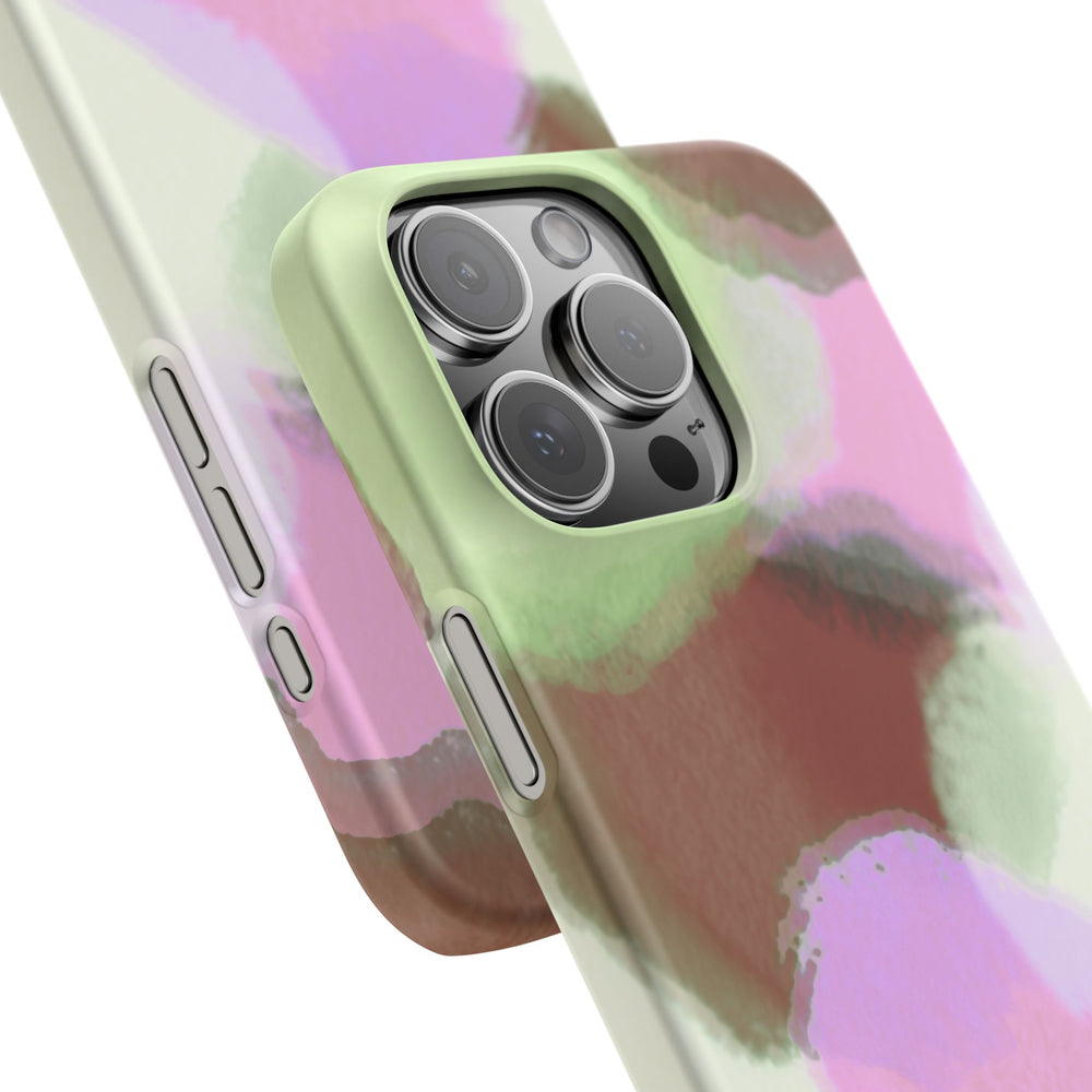 Abstract Pastel Camouflage Snap Phone Case