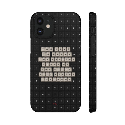 "Break the pattern" Keyboard Snap Case