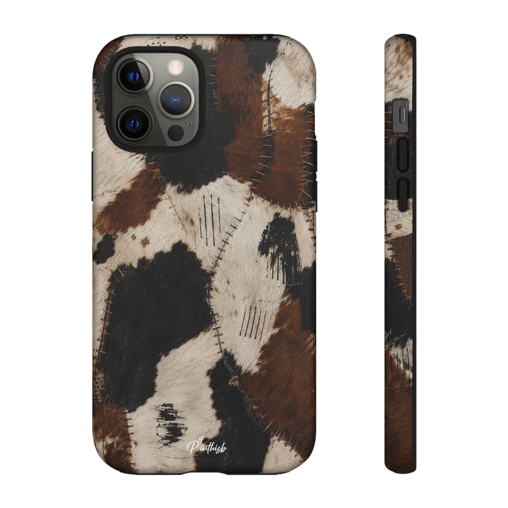 Brown & Black Animal Print Tough Case