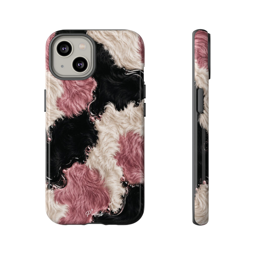 Cow Print Swirl Tough Case