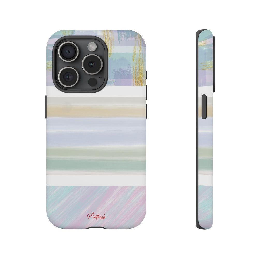 Pastel Stripe Tough Phone Case