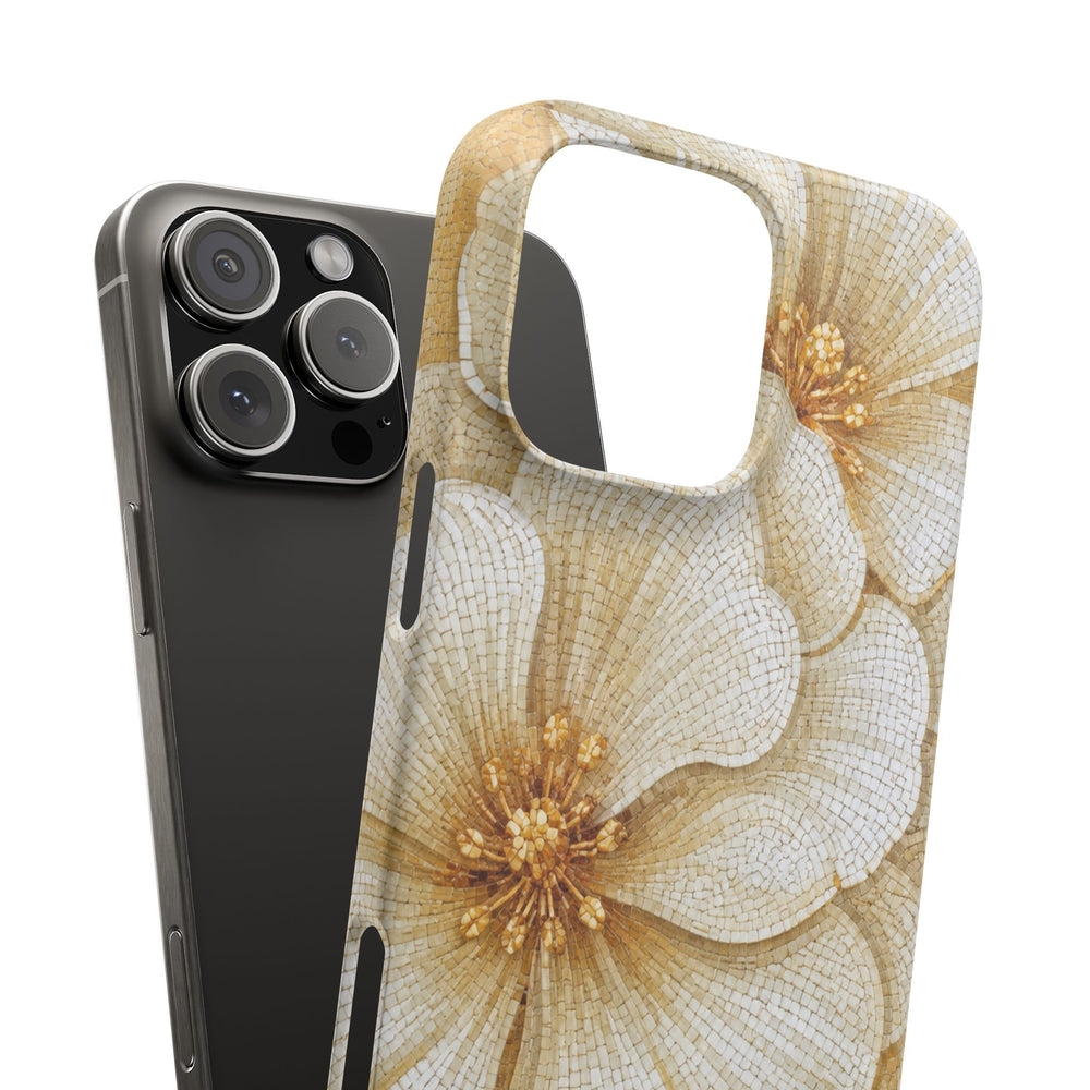 Floral Gold Bloom Snap Case