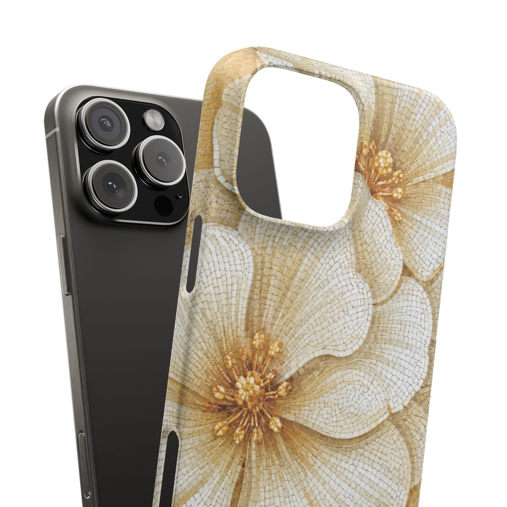 Floral Gold Bloom Snap Case