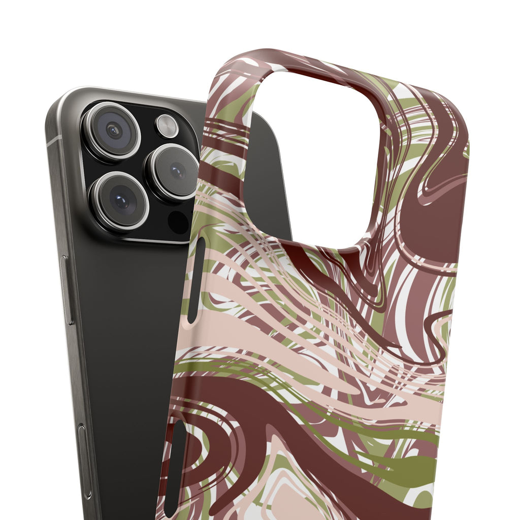 Abstract Marbled Snap Phone Case