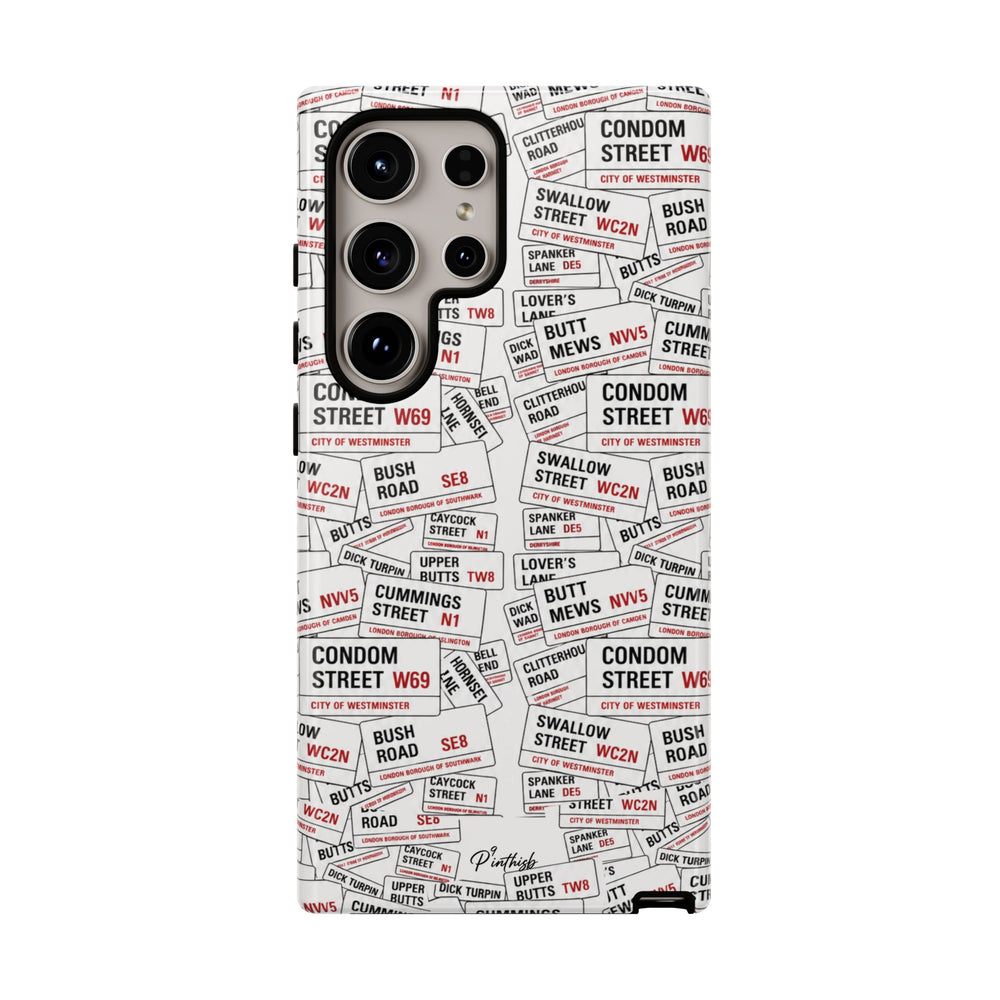 Cheeky London Street Signs Phone Case