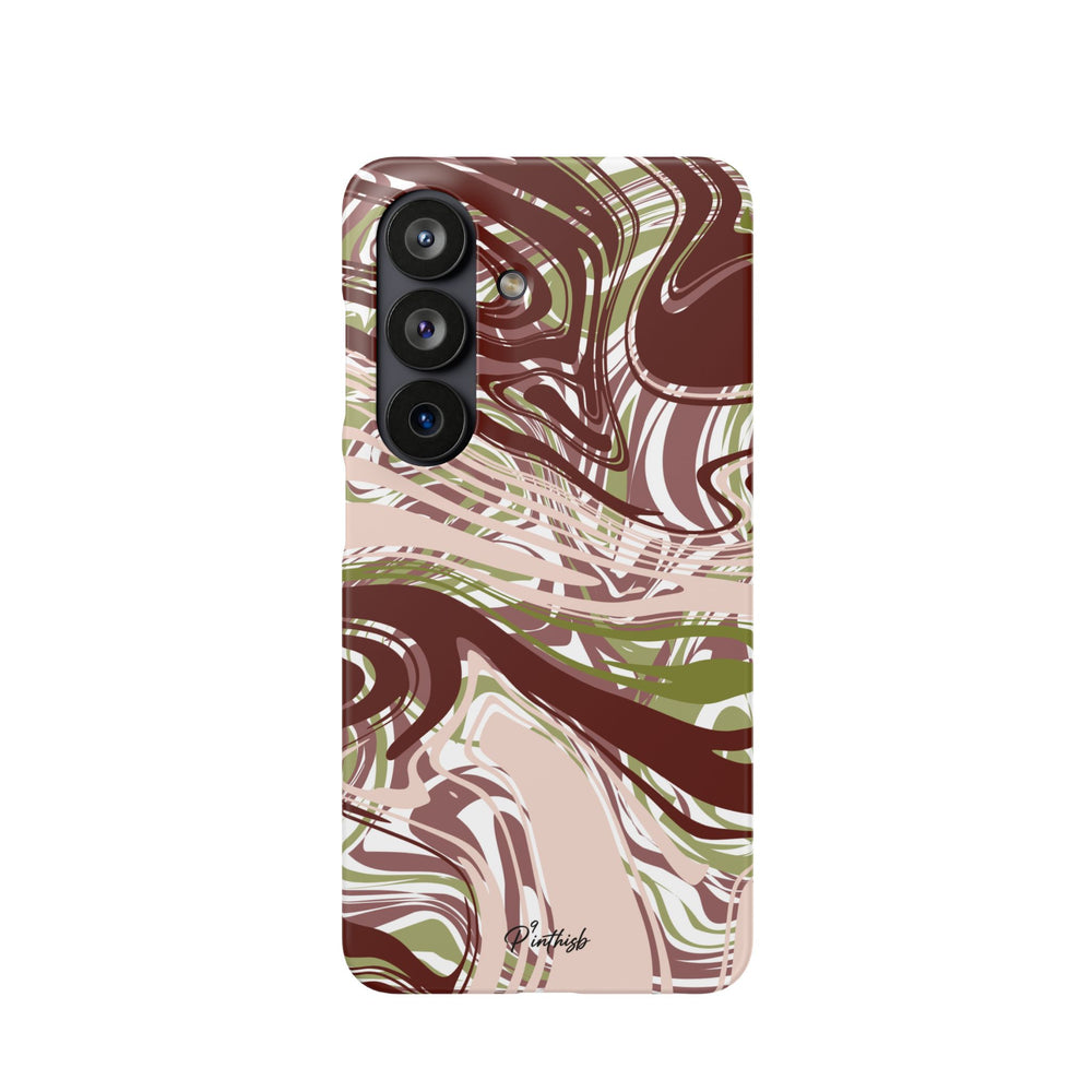 Abstract Marbled Snap Phone Case