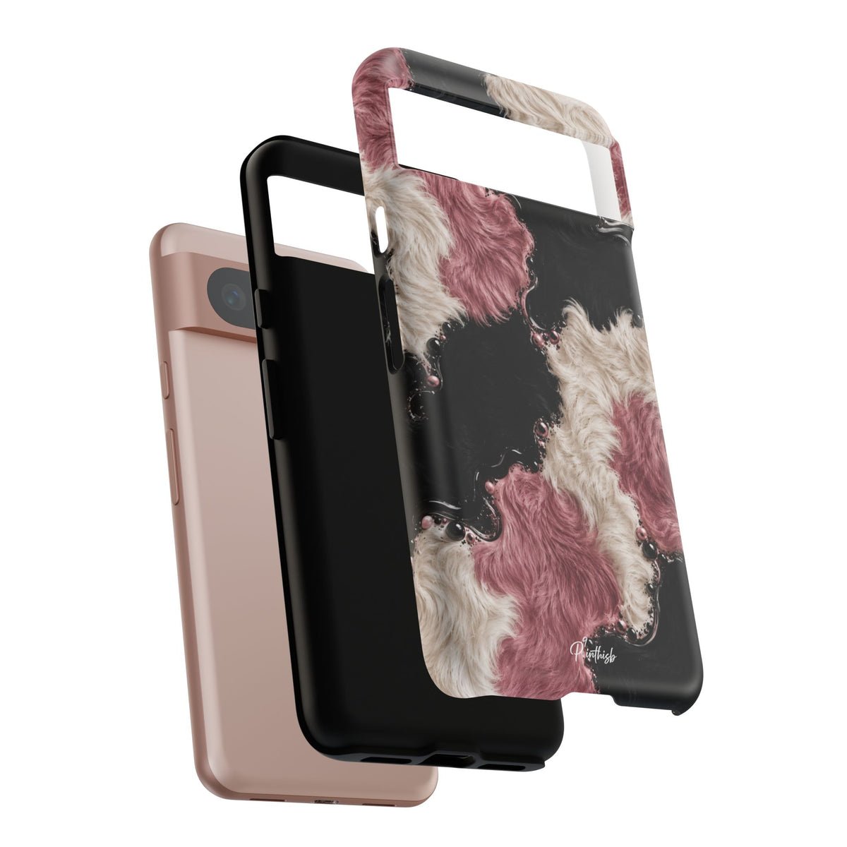 Cow Print Swirl Tough Case