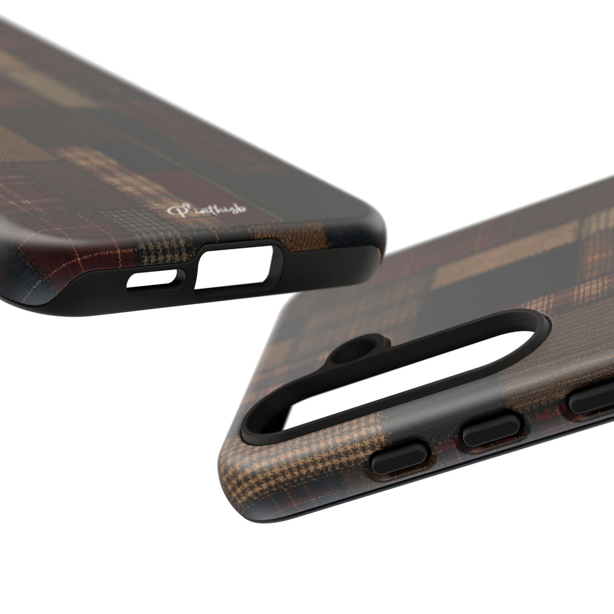 Plaid Patchwork Tough Phone Case