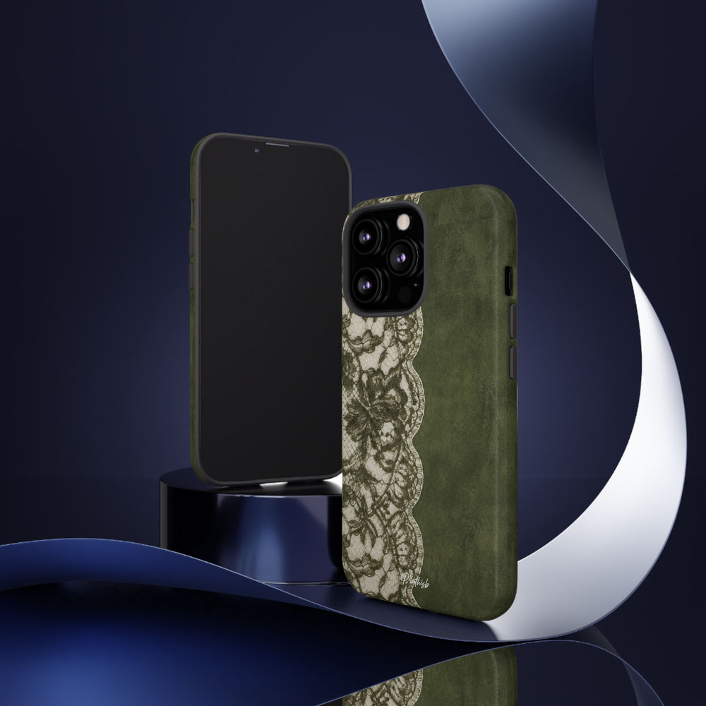 Olive Lace Tough Case