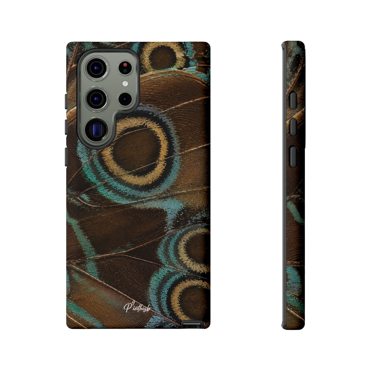 Peacock Feather Pattern Tough Case