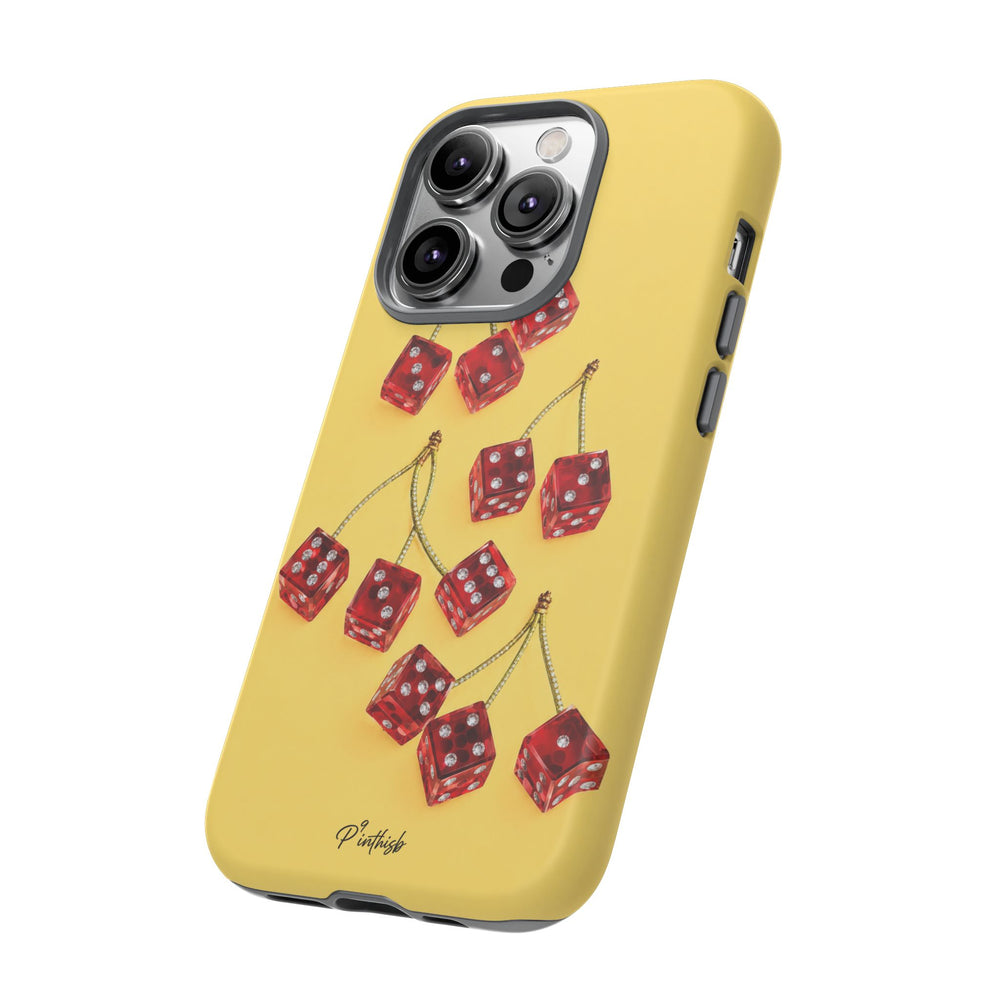 Cherry Dice Tough Phone Case