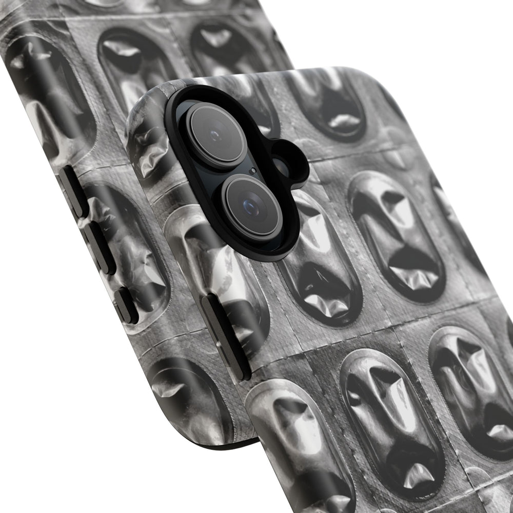 Metallic Mask Grid Tough Case