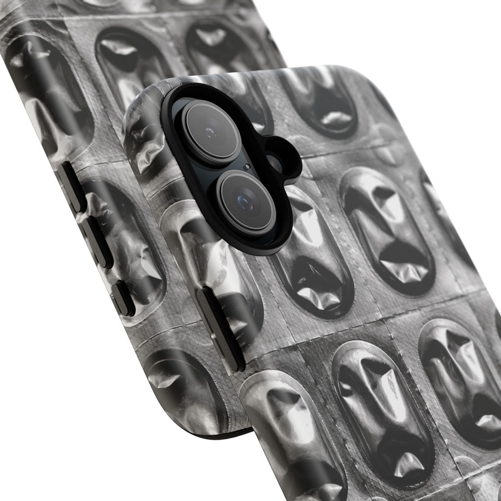 Metallic Mask Grid Tough Case