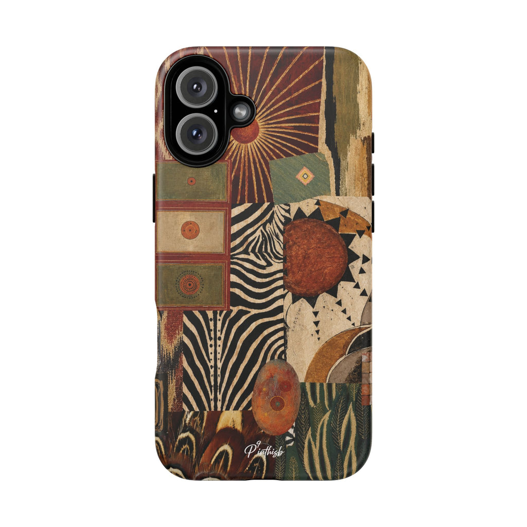 Abstract Boho Collage Tough Case