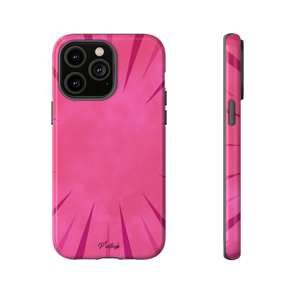 Pink Burst Tough Phone Case