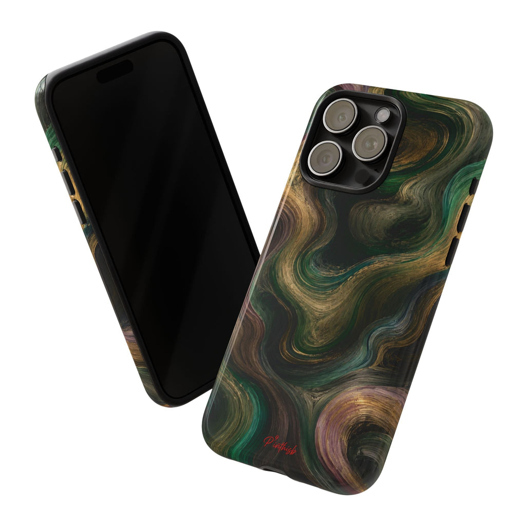 Marbled Forest Tough Phone Case