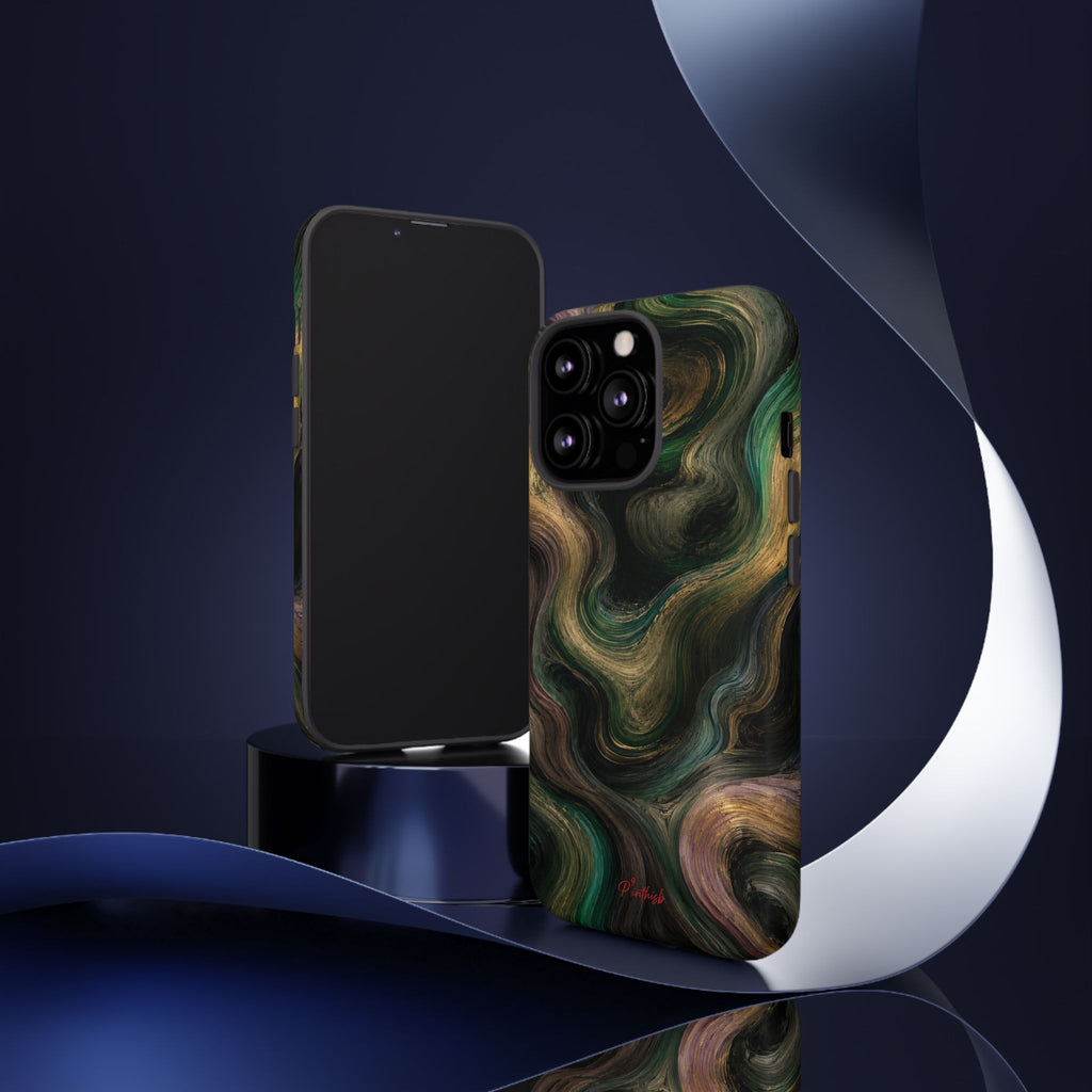Marbled Forest Tough Phone Case