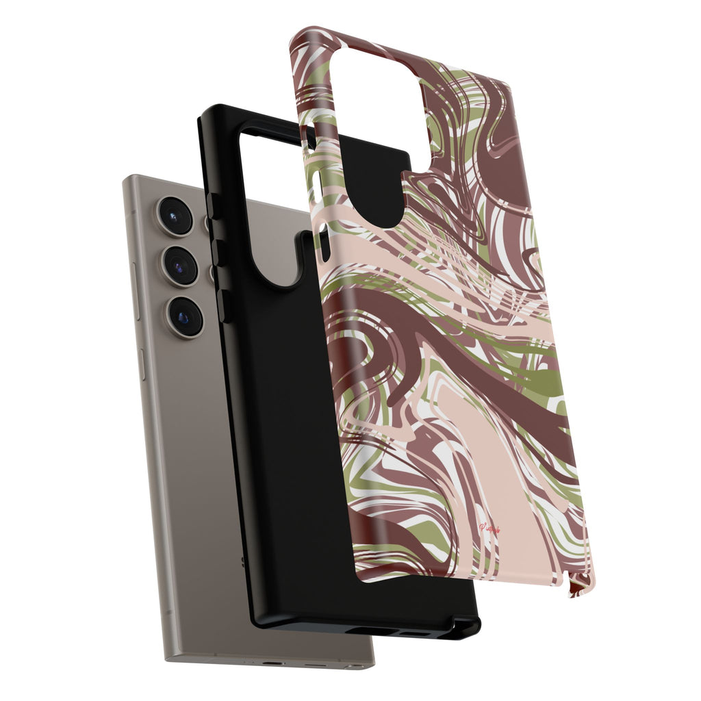 Abstract Marbled Tough Phone Case