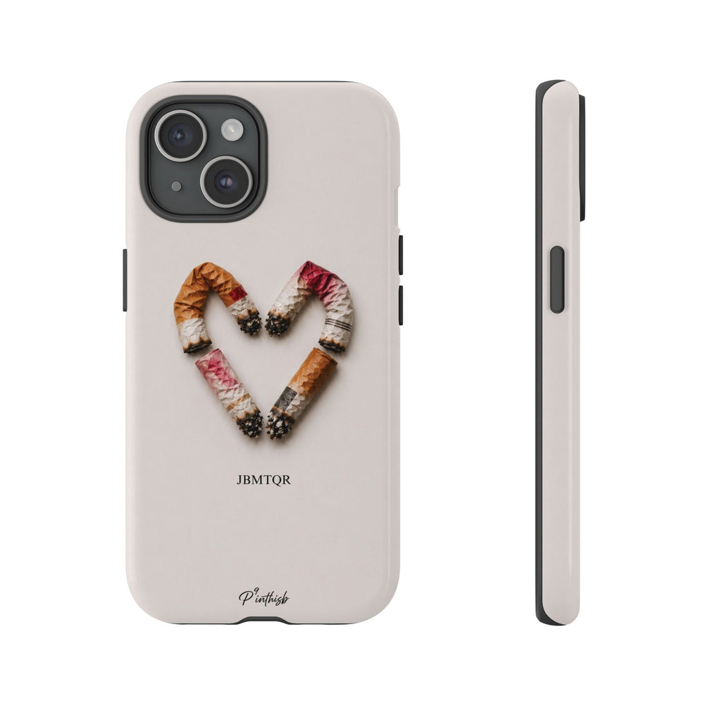 Cigarette Heart Butts "JBMTQR" Tough Case