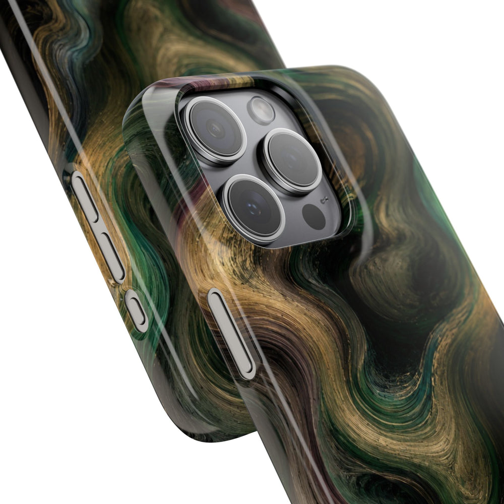 Marbled Forest Snap Phone Case