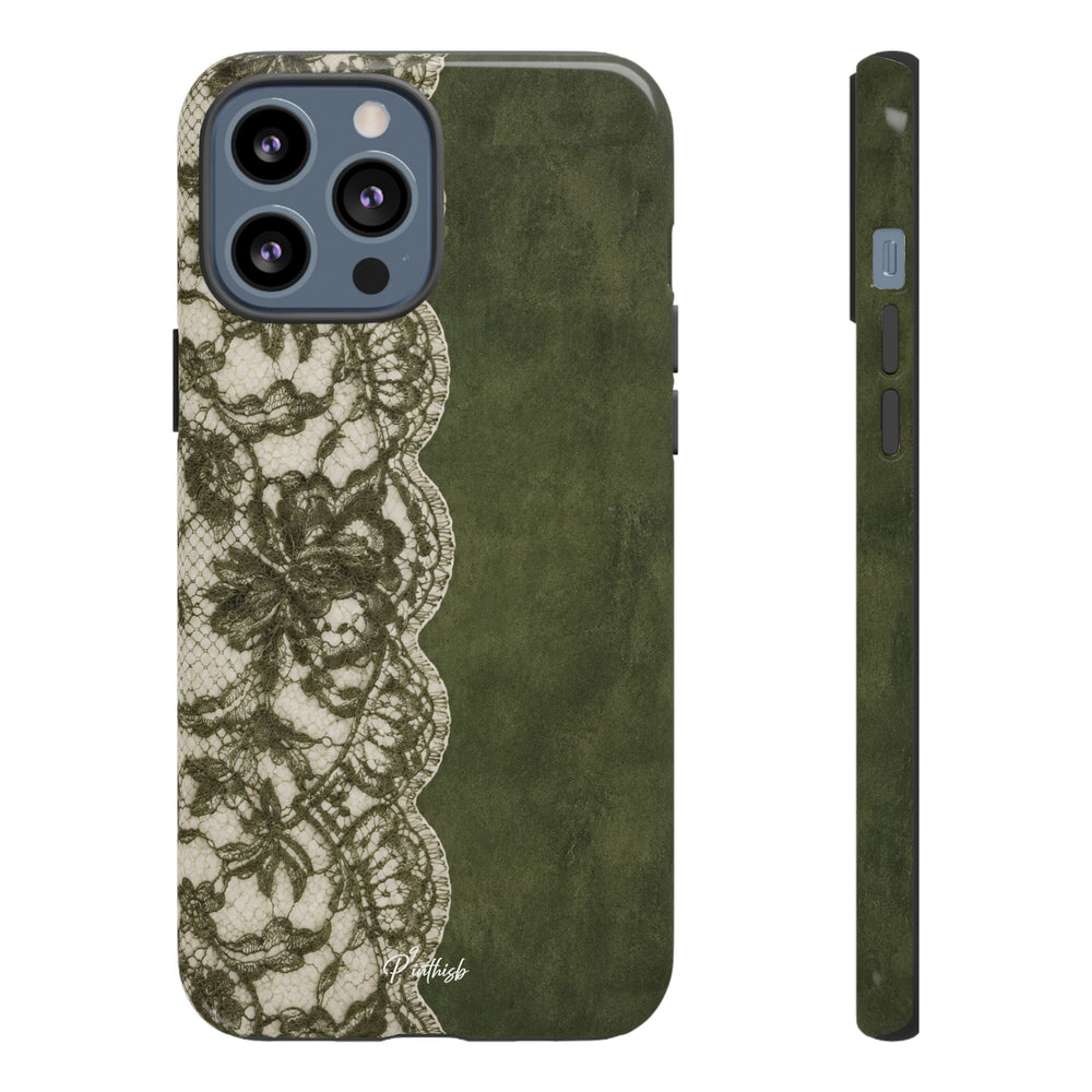 Olive Lace Tough Case