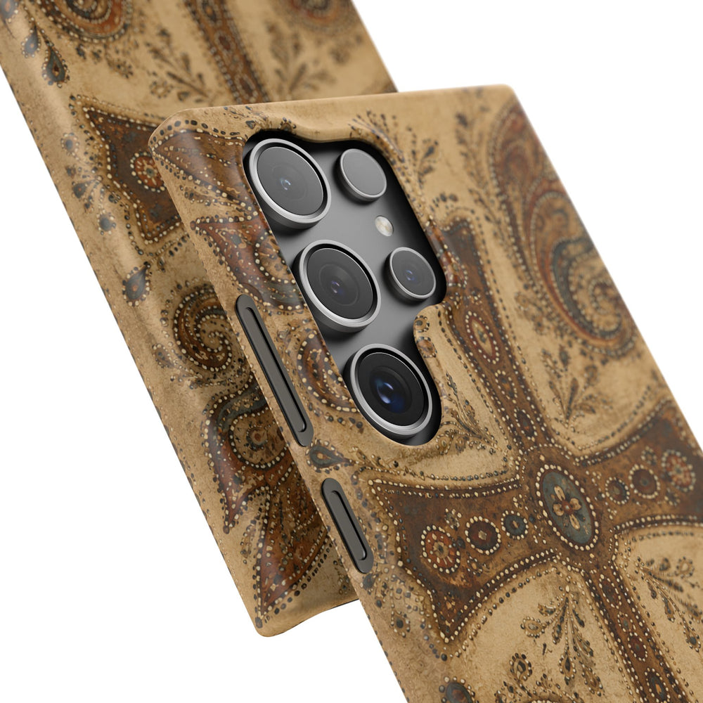 Cross Paisley Snap Case
