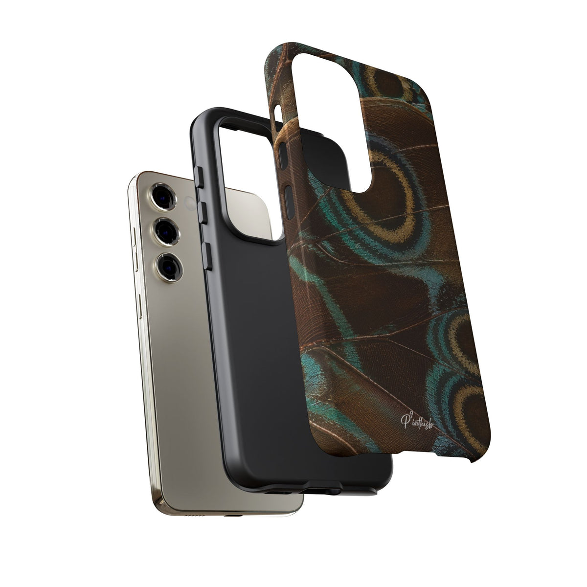 Peacock Feather Pattern Tough Case