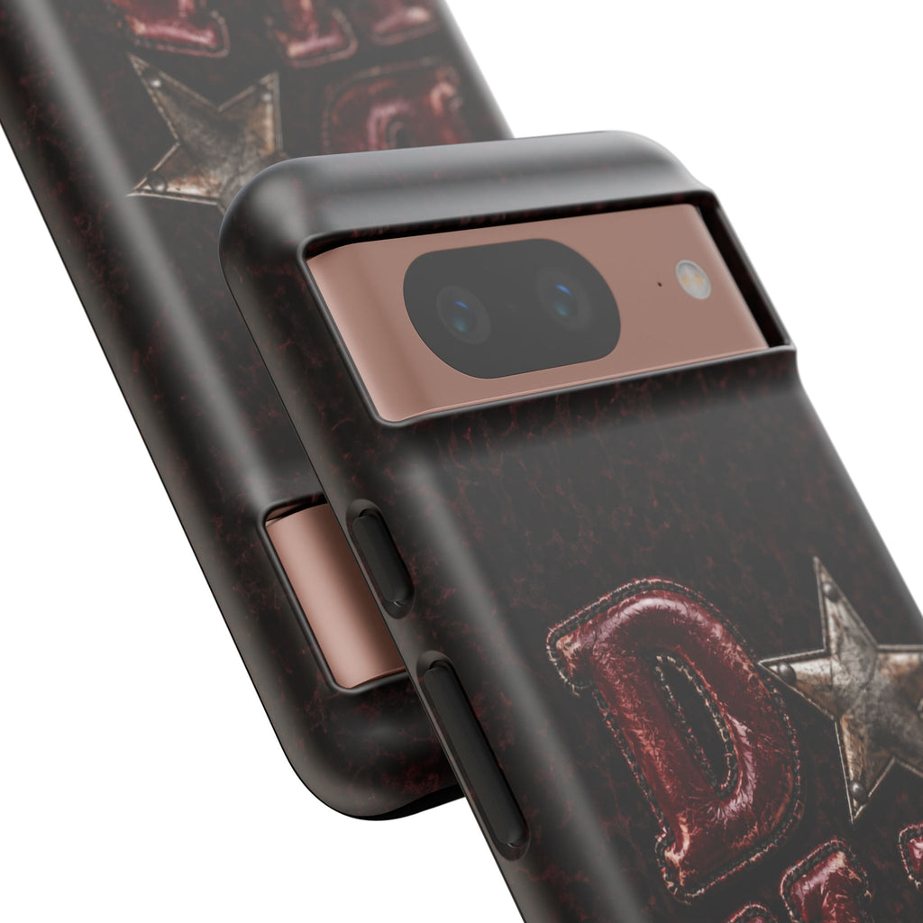 Geometric Blue Diamond Tough Phone Case