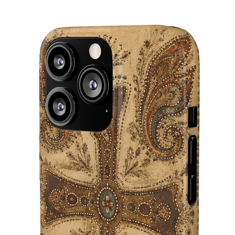 Cross Paisley Snap Case