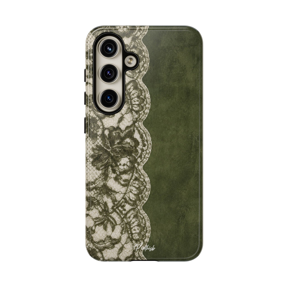 Olive Lace Tough Case