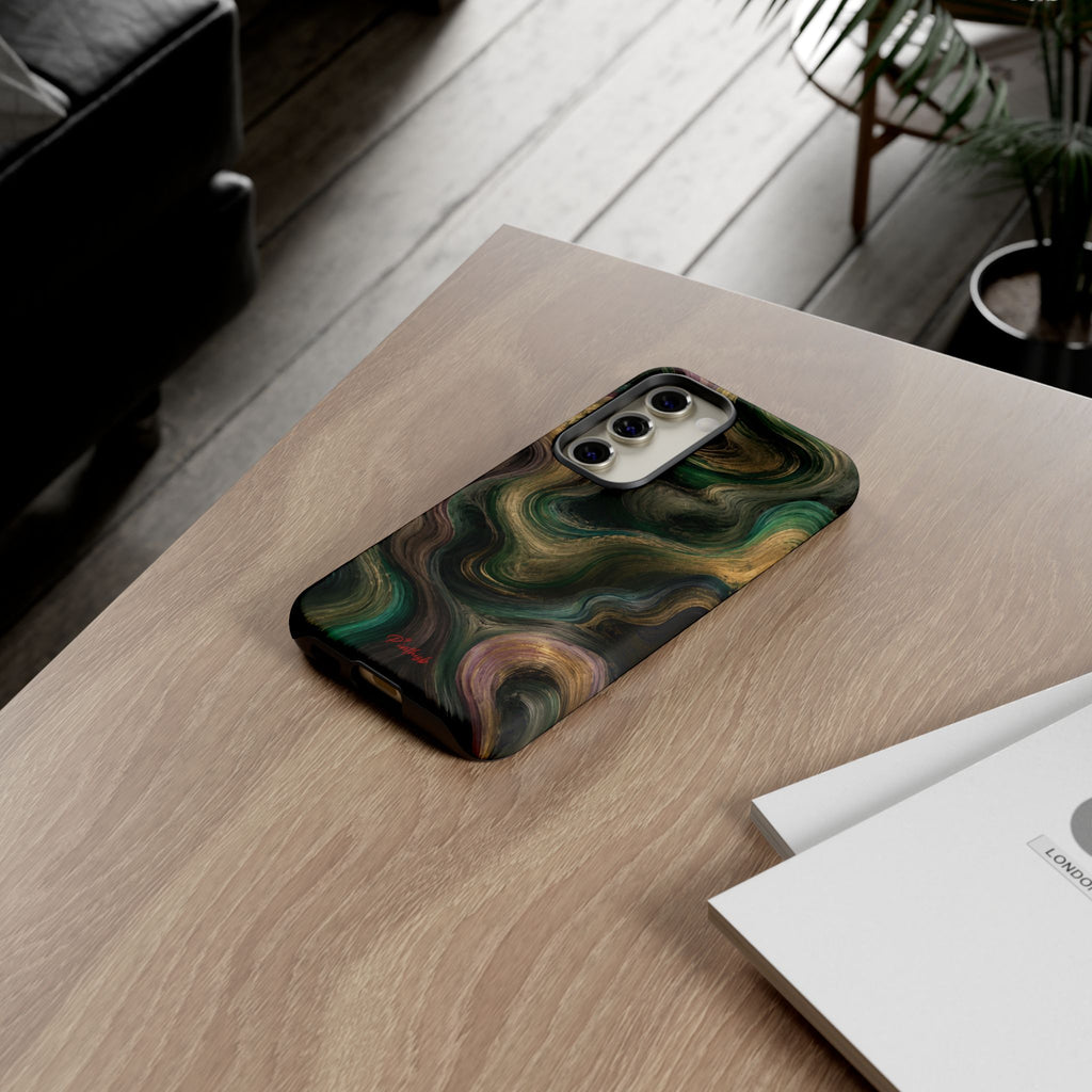 Marbled Forest Tough Phone Case