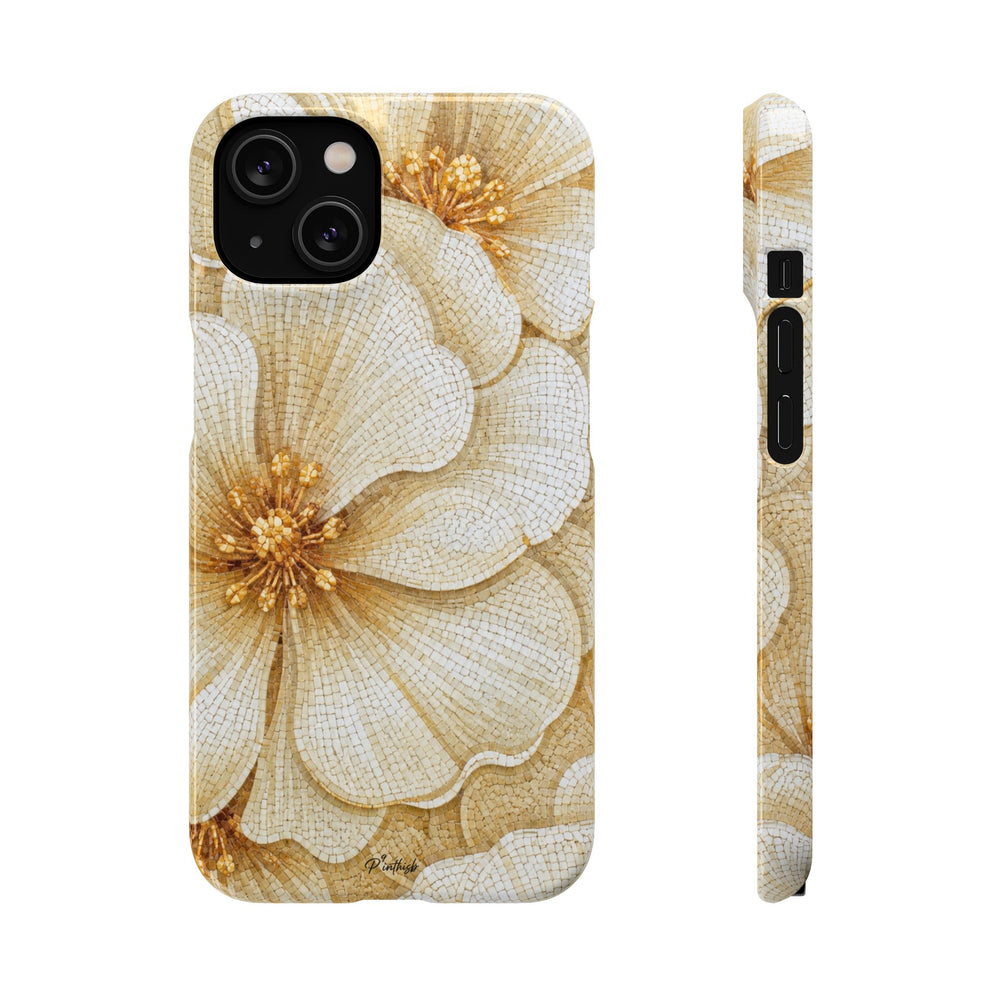 Floral Gold Bloom Snap Case