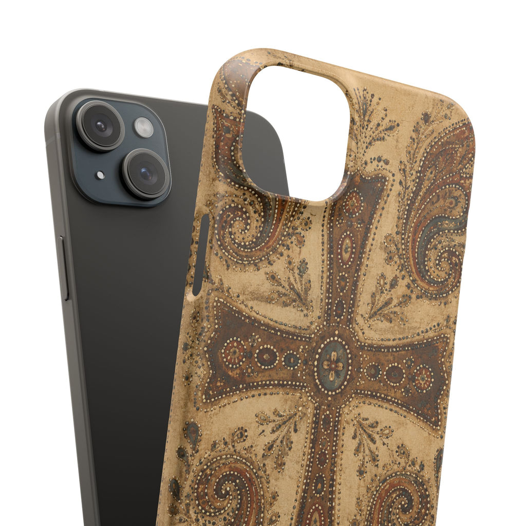 Cross Paisley Snap Case